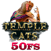 50 FS в слоте Temple Cats
